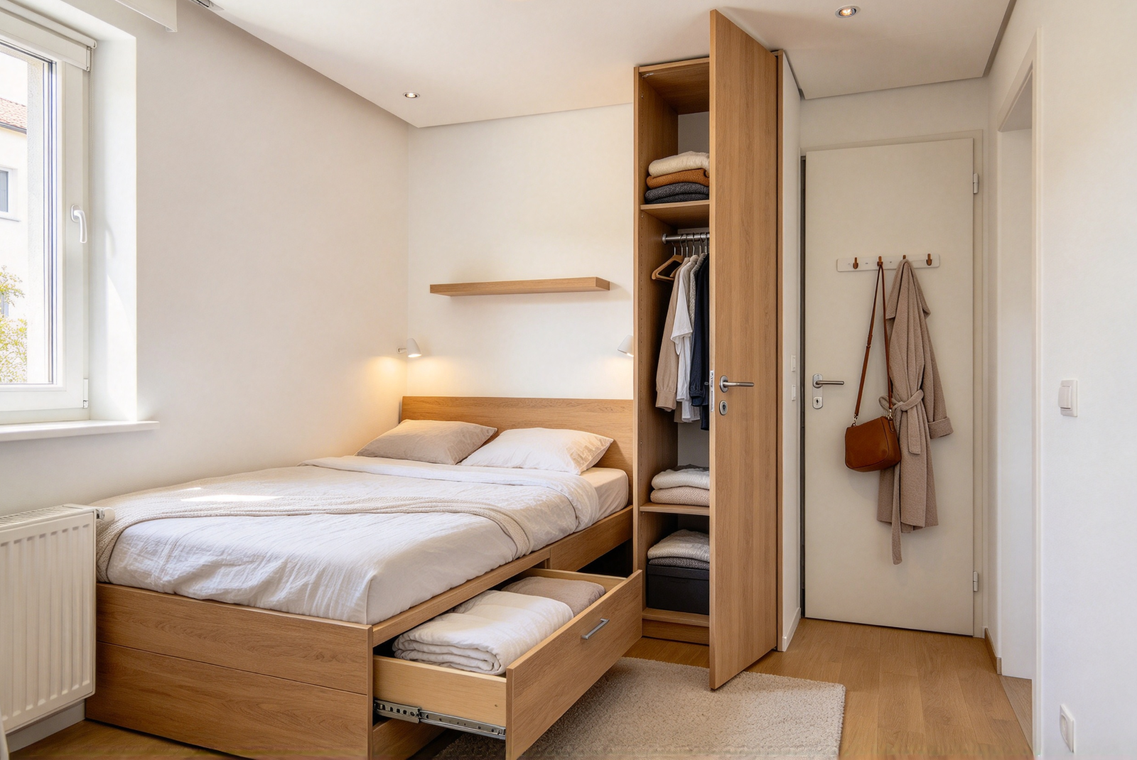Small Bedroom Storage Design
