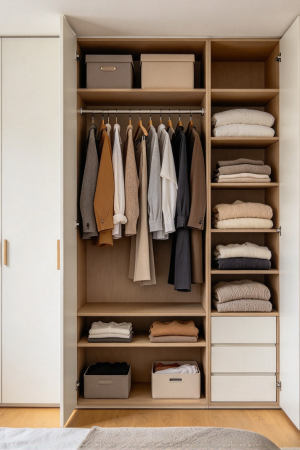 Small Closet & Wardrobe Organization